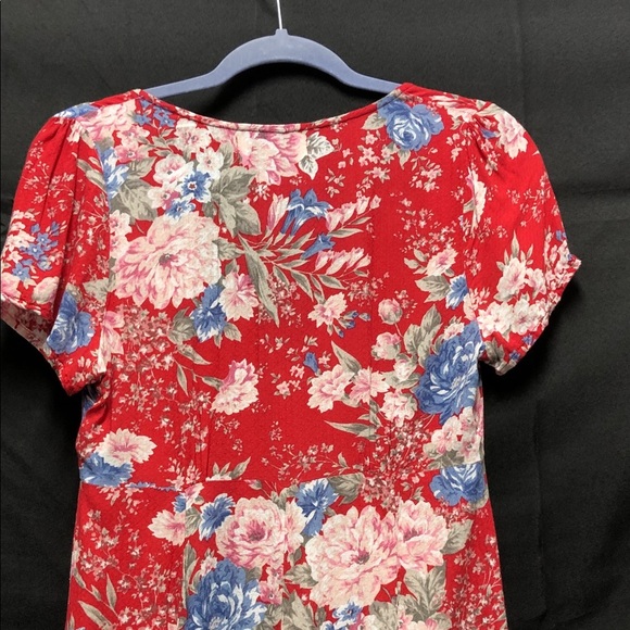 Auguste The Label Red Floral Rimper - Picture 7 of 9